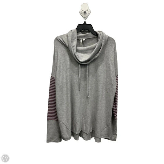Athletic Sweatshirt Collar By Cato In Grey, Size: Xl