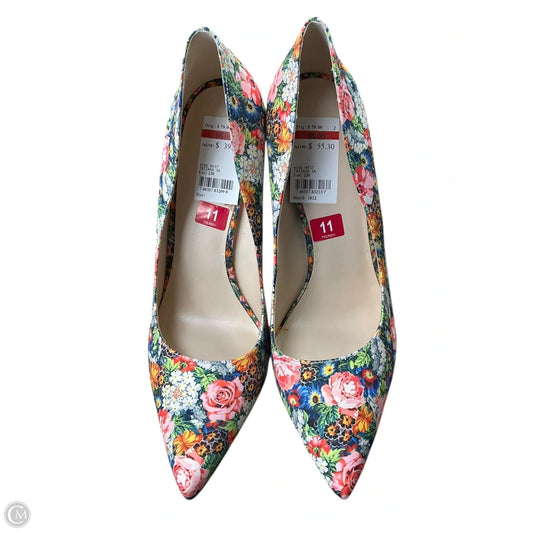 Shoes Heels Stiletto By Nine West In Floral Print, Size: 11