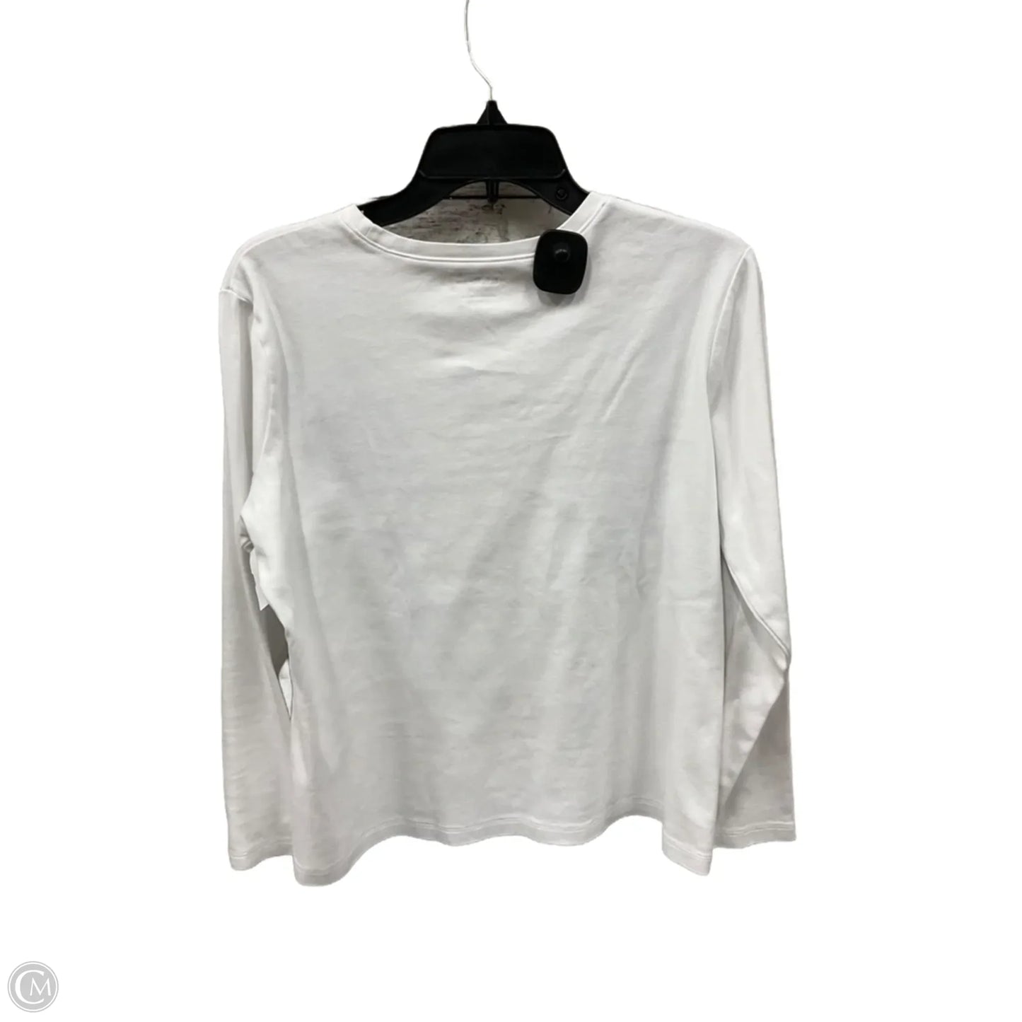 Top Long Sleeve Basic By L.l. Bean In White, Size: L