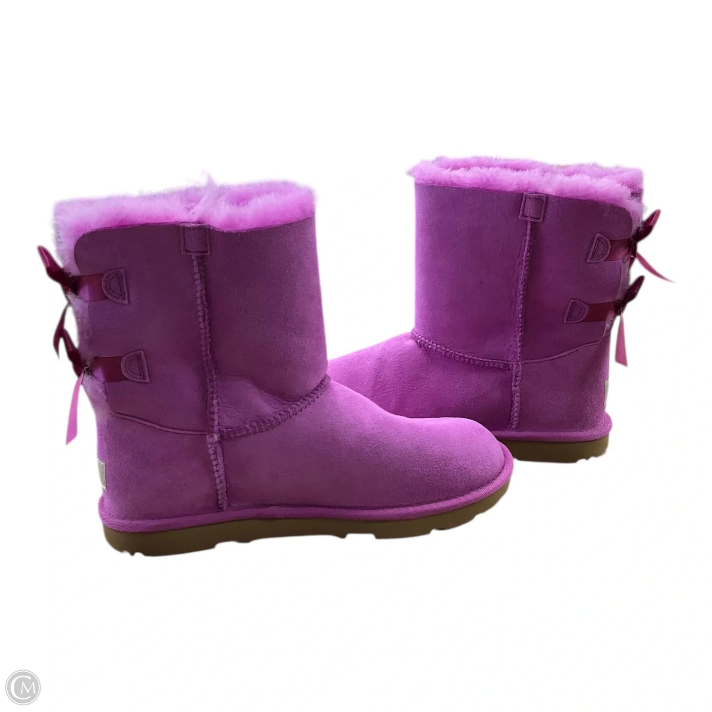 Boots Designer By Ugg In Pink, Size: 6