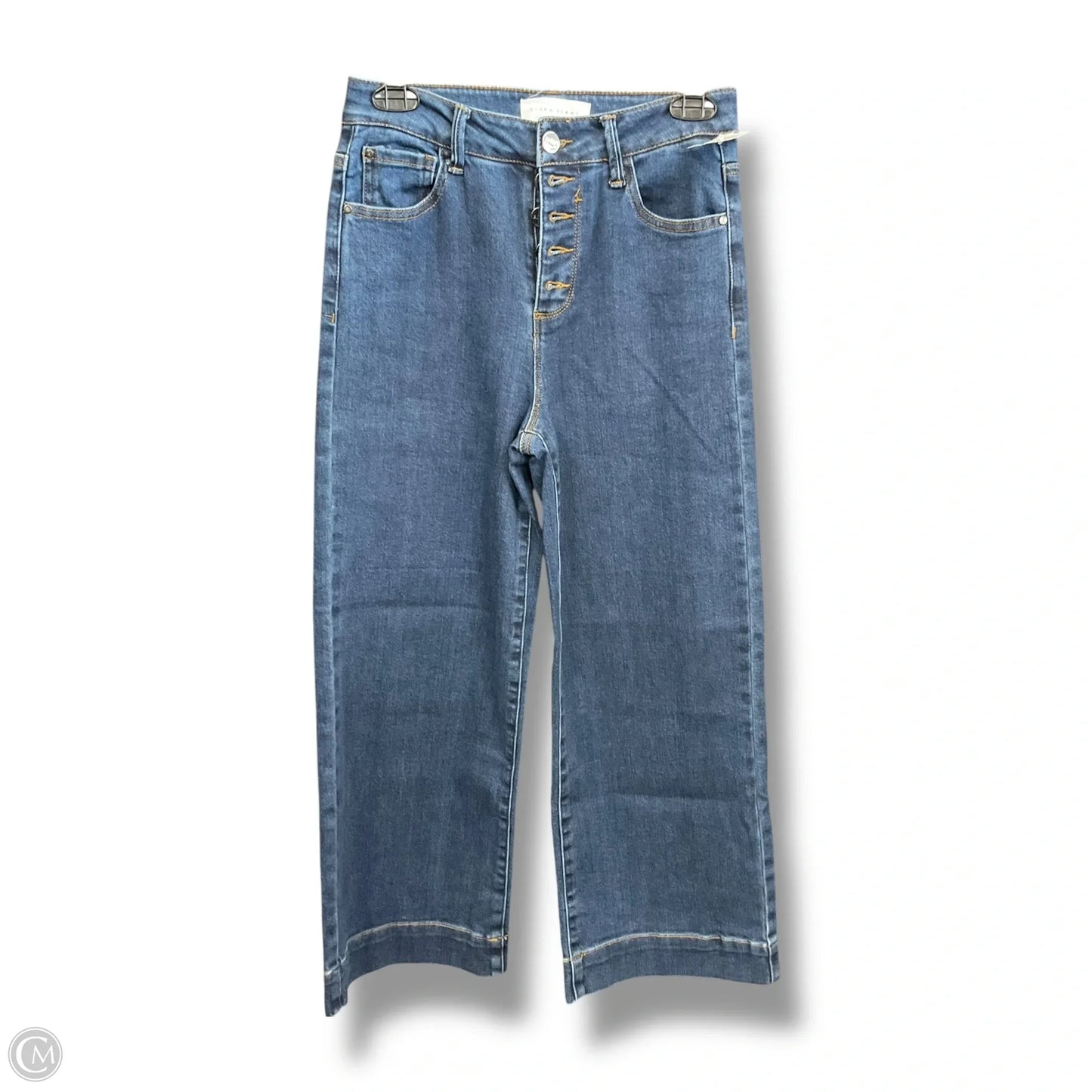 Jeans Wide Leg By Risen In Blue Denim, Size: 2