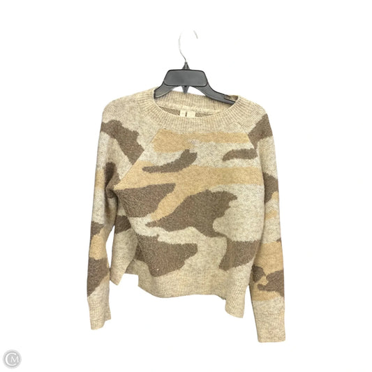 Sweater By Moth In Brown & Cream, Size: S
