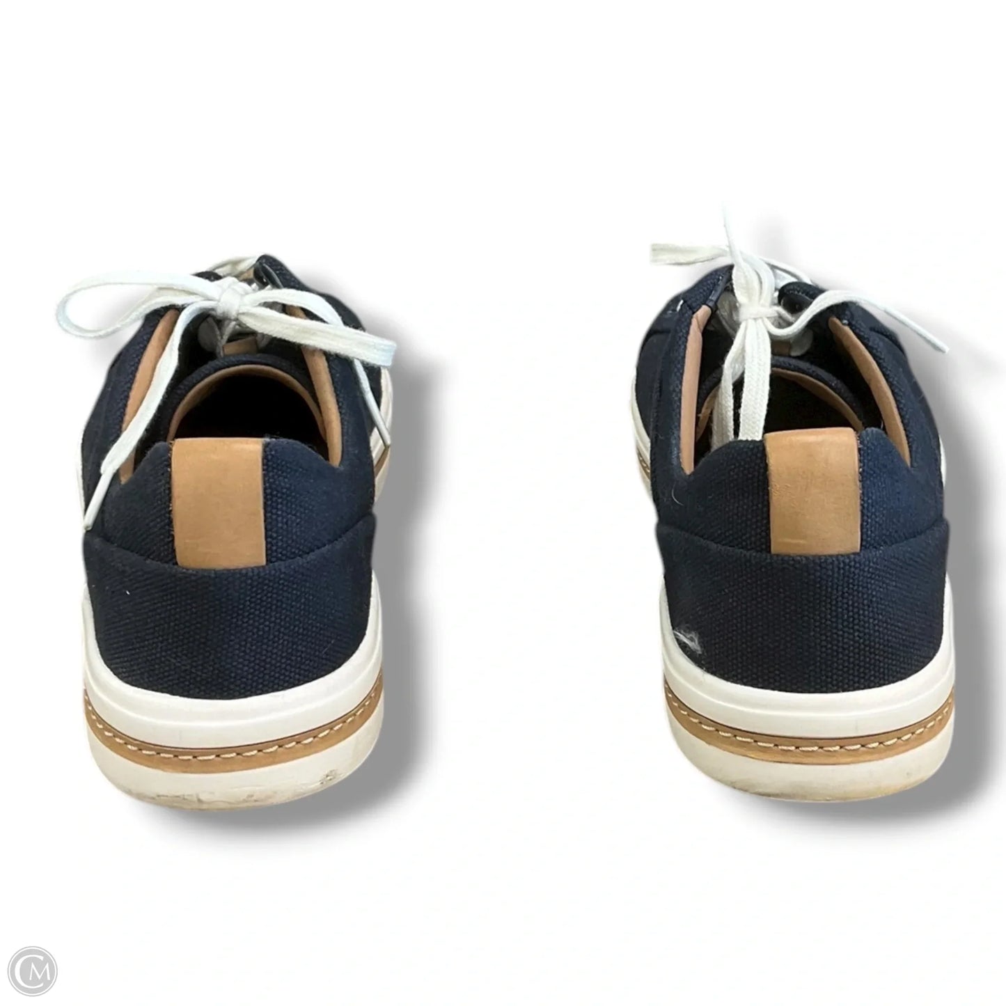 Shoes Flats By Clarks In Navy, Size: 8.5