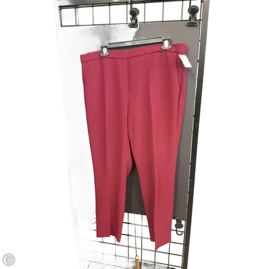Pants Dress By Theory In Red, Size: 14