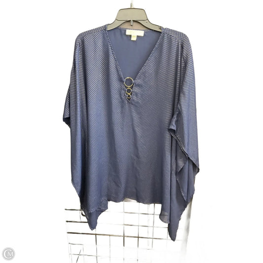 Poncho By Michael By Michael Kors In Navy, Size: 2x