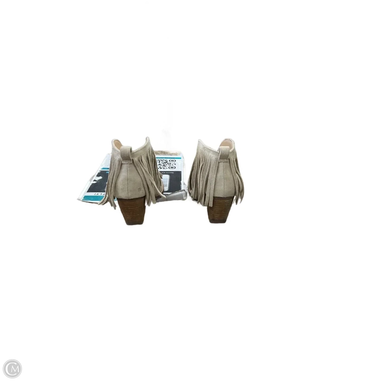 Boots Ankle Heels By Coconuts In Tan, Size: 6.5