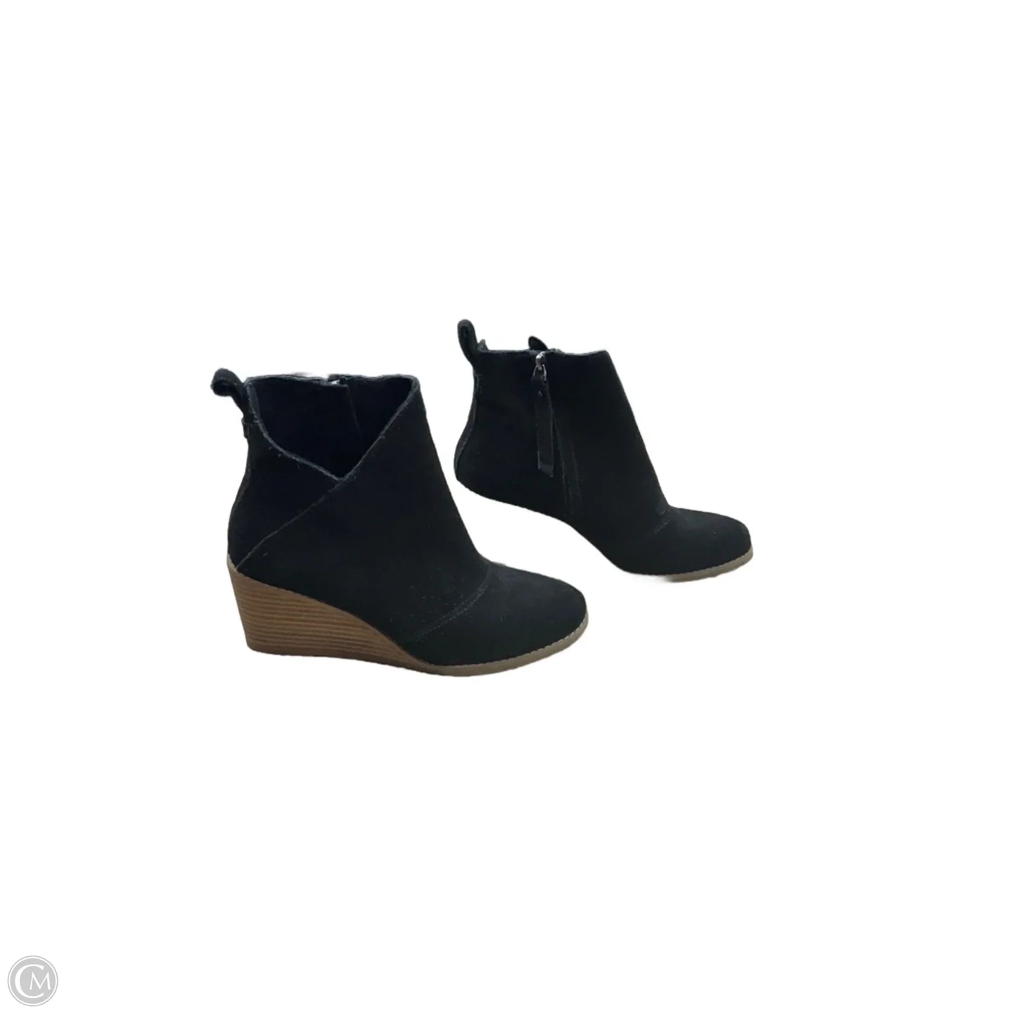 Boots Ankle Heels By Toms In Black, Size: 6