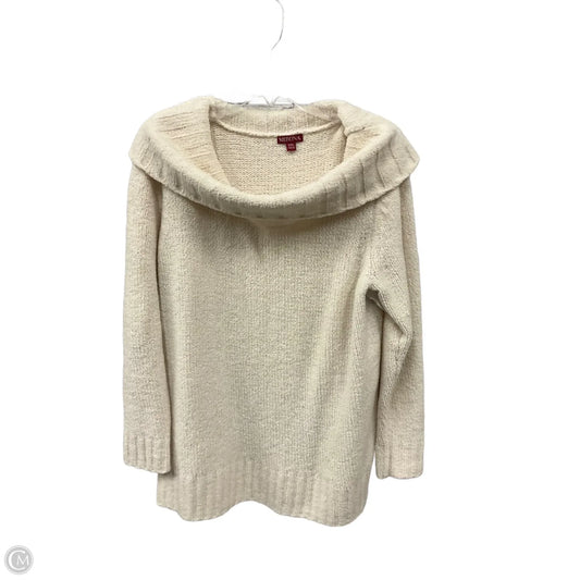 Sweater By Merona In Cream, Size: Xxl