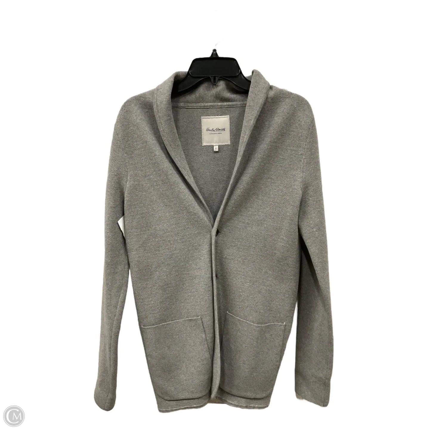 Blazer By Clothes Mentor In Grey, Size: S