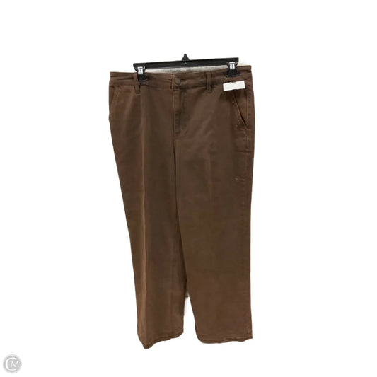 Pants Chinos & Khakis By Susan Graver In Tan, Size: 10p