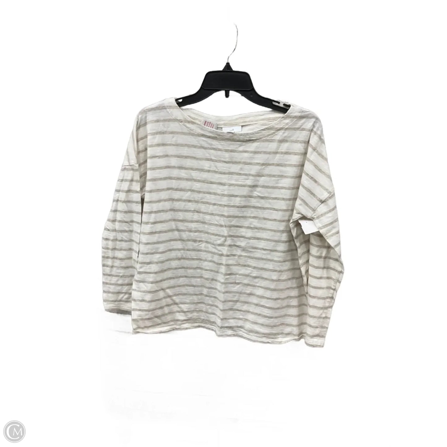 Top Long Sleeve Basic By J. Jill In Striped Pattern, Size: S