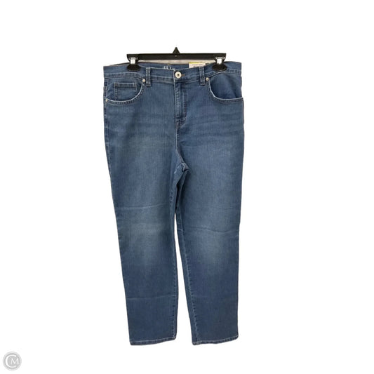 Jeans Straight By Style And Company In Blue Denim, Size: 14