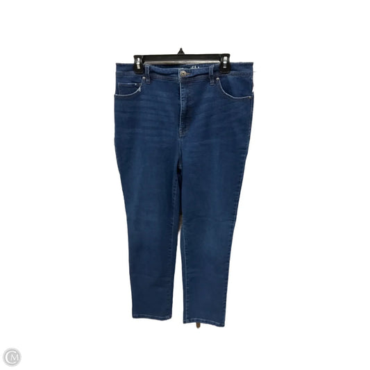 Jeans Cropped By Style And Company In Blue Denim, Size: 14