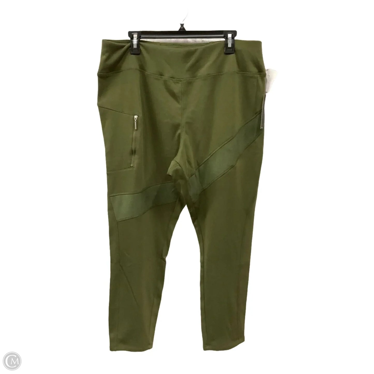 Athletic Pants By Tahari In Green, Size: 3x