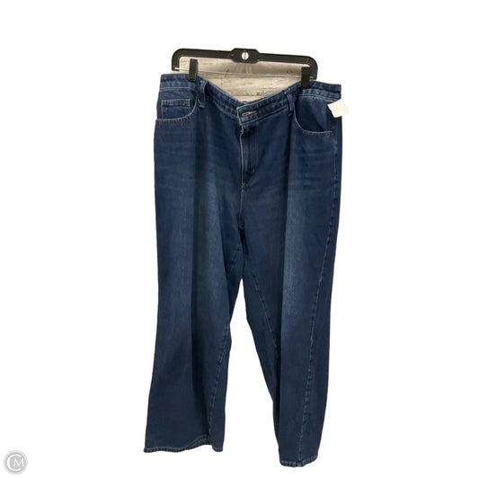 Jeans Wide Leg By Universal Thread In Blue Denim, Size: 18