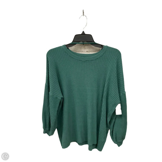 Sweater By Melissa Paige In Green, Size: Xl
