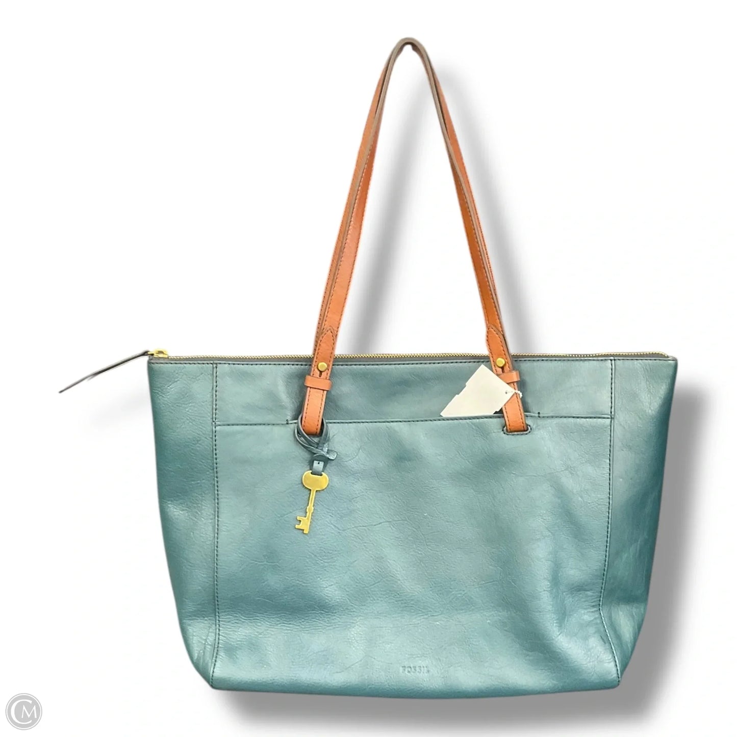 Tote Leather By Fossil, Size: Large
