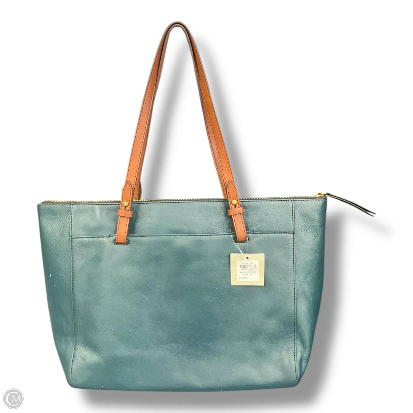 Tote Leather By Fossil, Size: Large