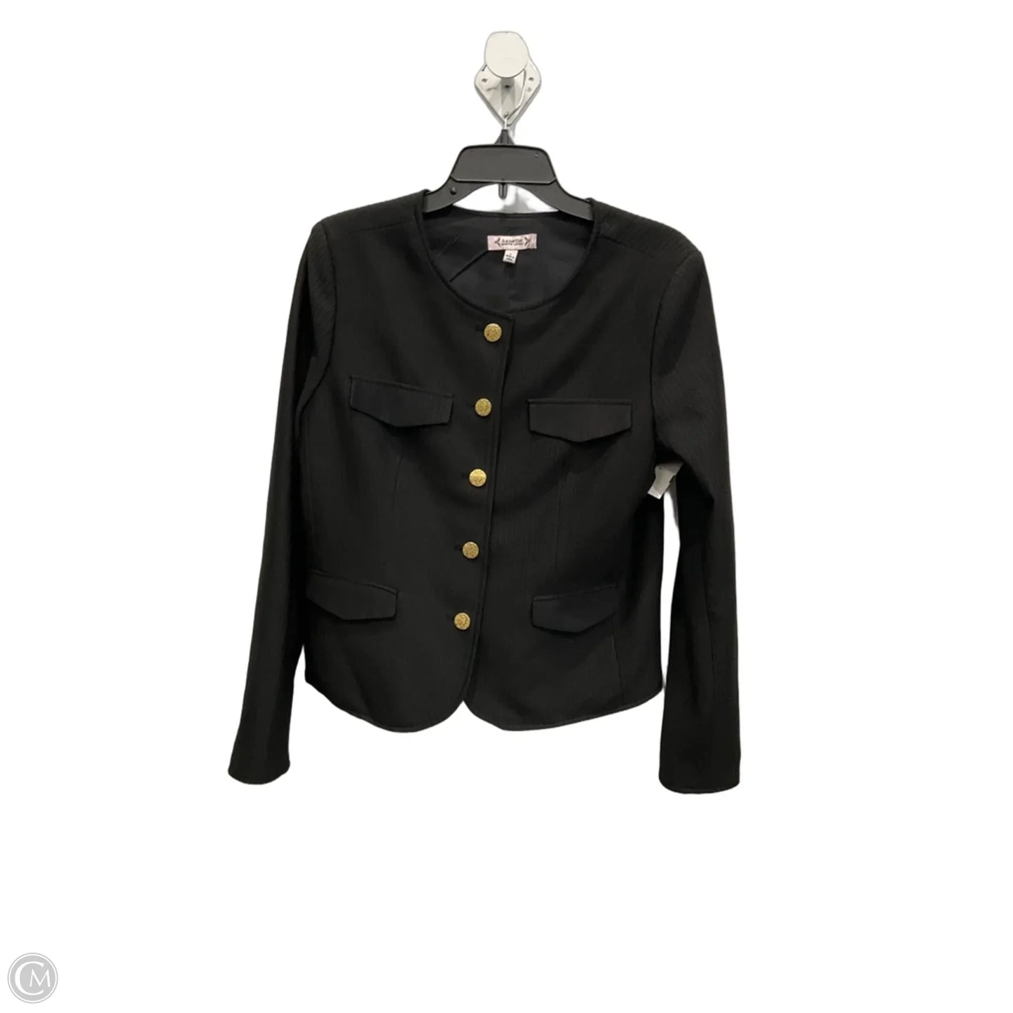 Top Long Sleeve By Nanette By Nanette Lepore In Black, Size: L