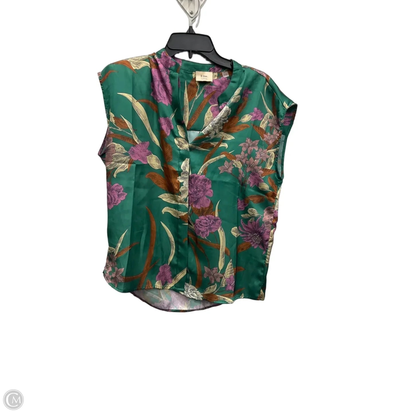 Top Sleeveless By Elie Tahari In Floral Print, Size: Sp