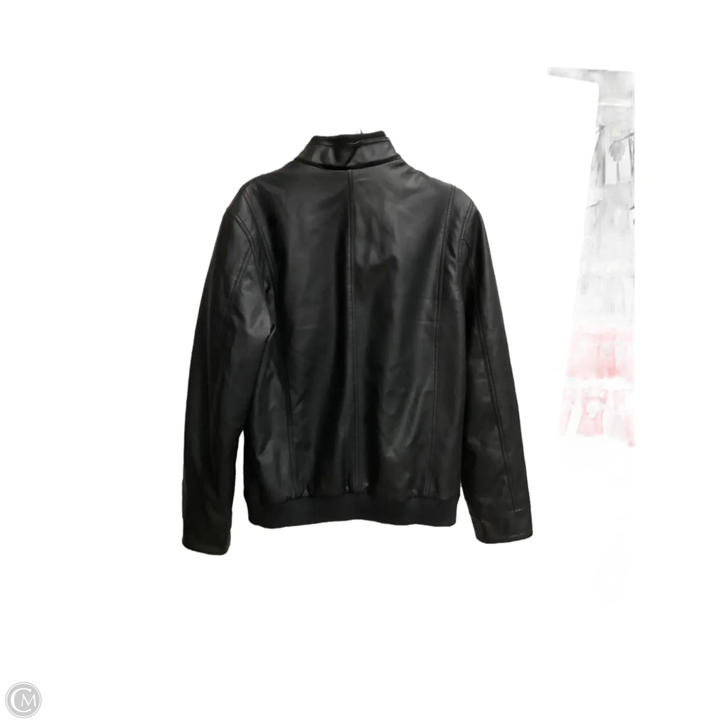 Jacket Leather By Inc In Black, Size: S