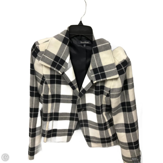 Blazer By Evan-picone In Plaid Pattern, Size: 8
