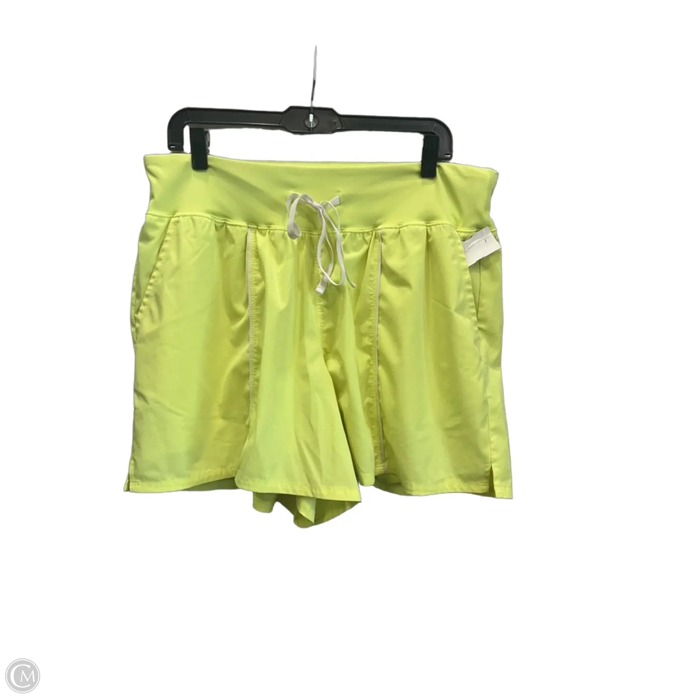 Athletic Shorts By Livi Active In Yellow, Size: 18