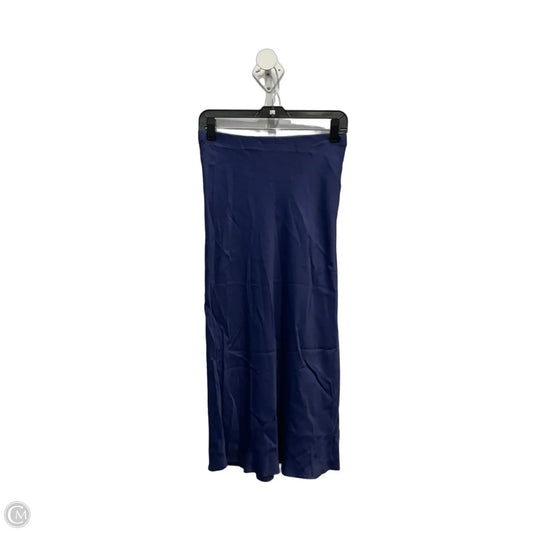 Skirt Maxi By Anthropologie In Navy, Size: Xs