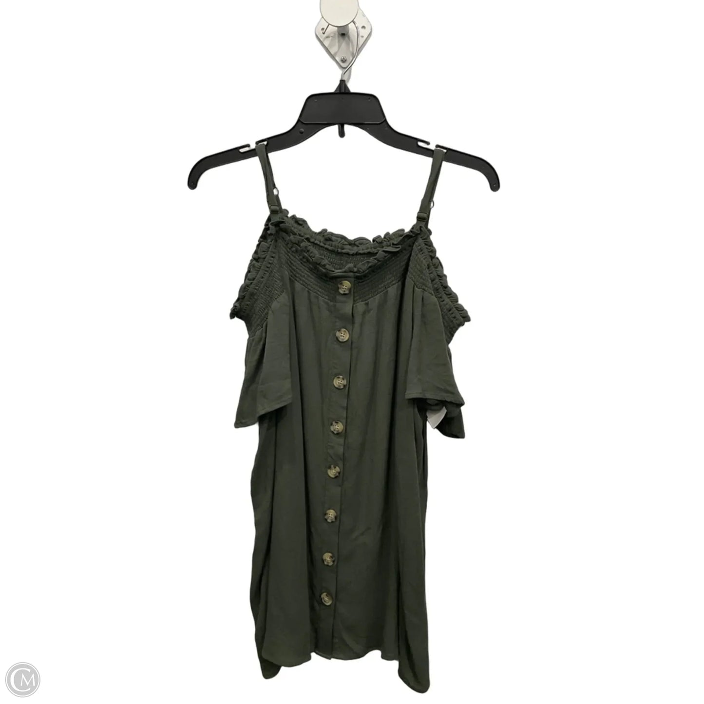 Top Short Sleeve By Torrid In Green, Size: 1x