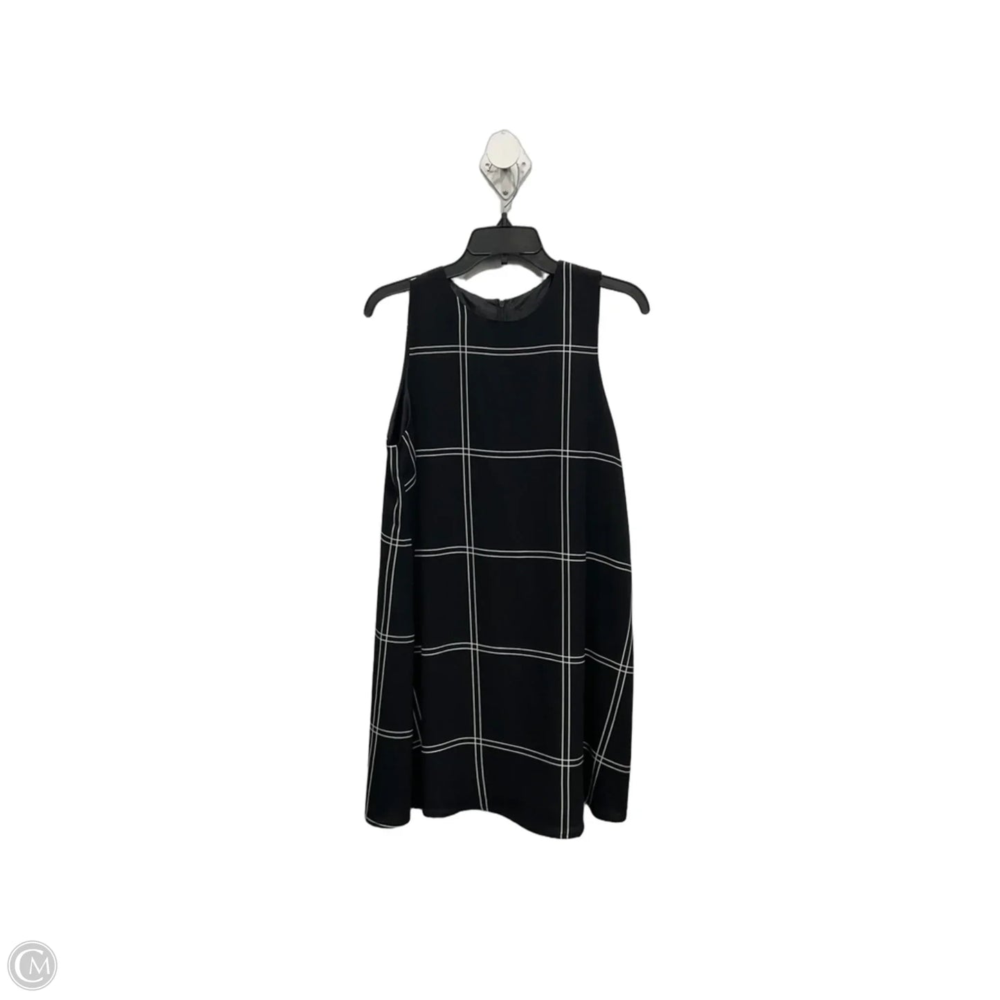 Dress Casual Midi By Lumiere In Black & White, Size: M