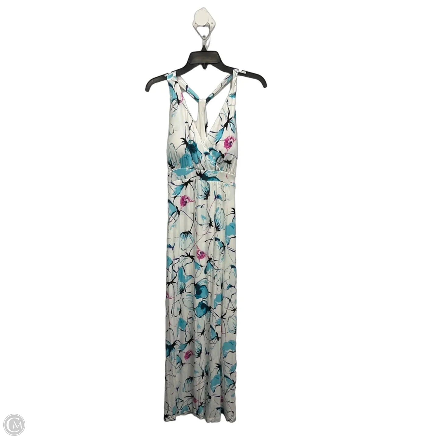 Dress Casual Maxi By Soma In Blue & White, Size: M