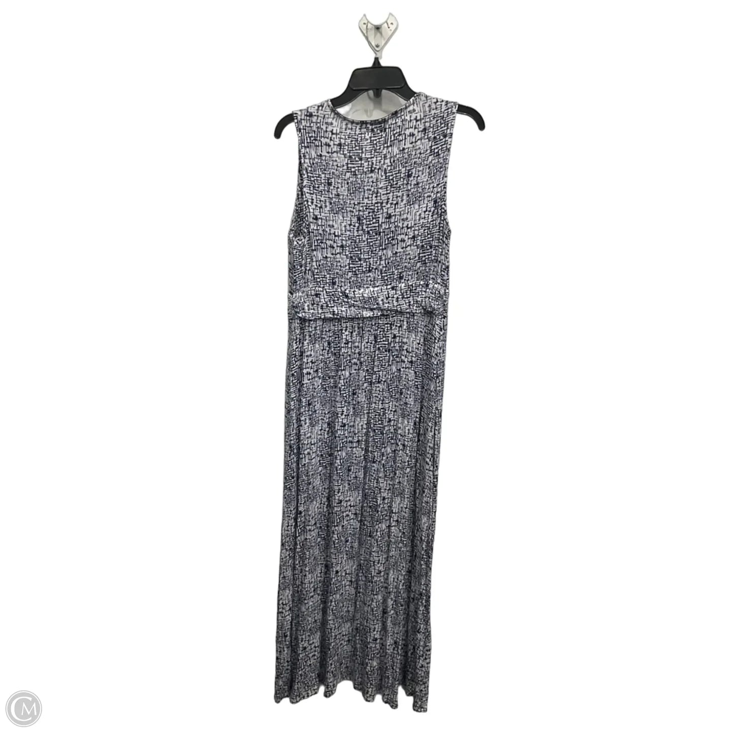 Dress Casual Maxi By Soma In Blue & White, Size: M