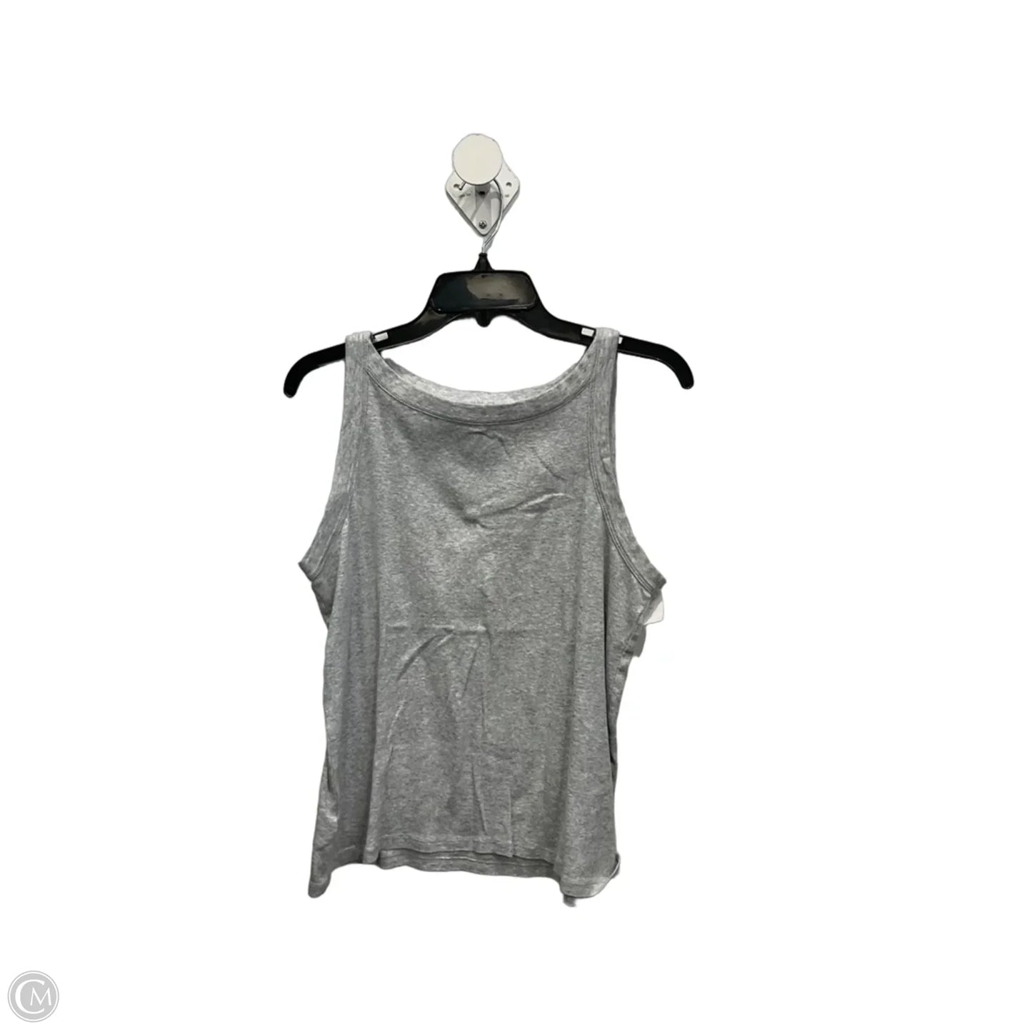 Top Sleeveless By Loft In Grey, Size: L