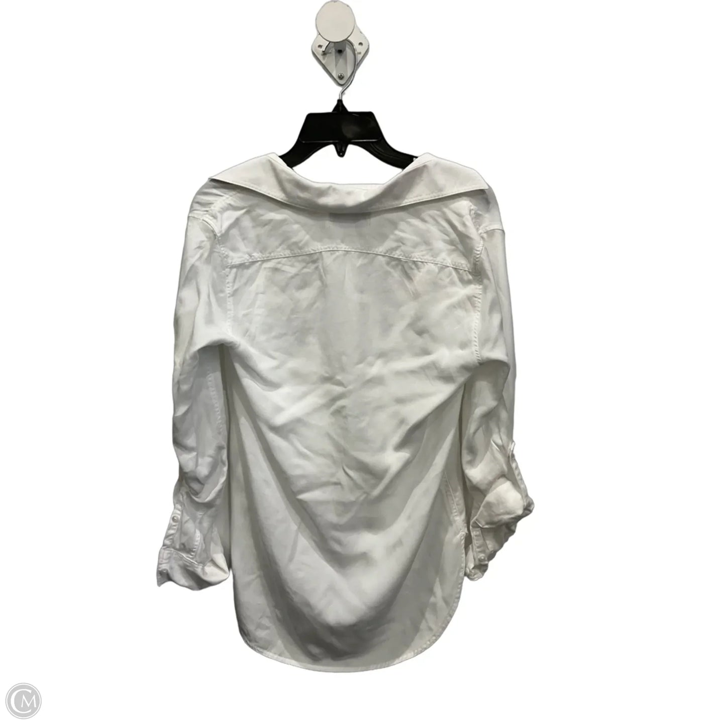 Top Long Sleeve By Michael By Michael Kors In White, Size: S