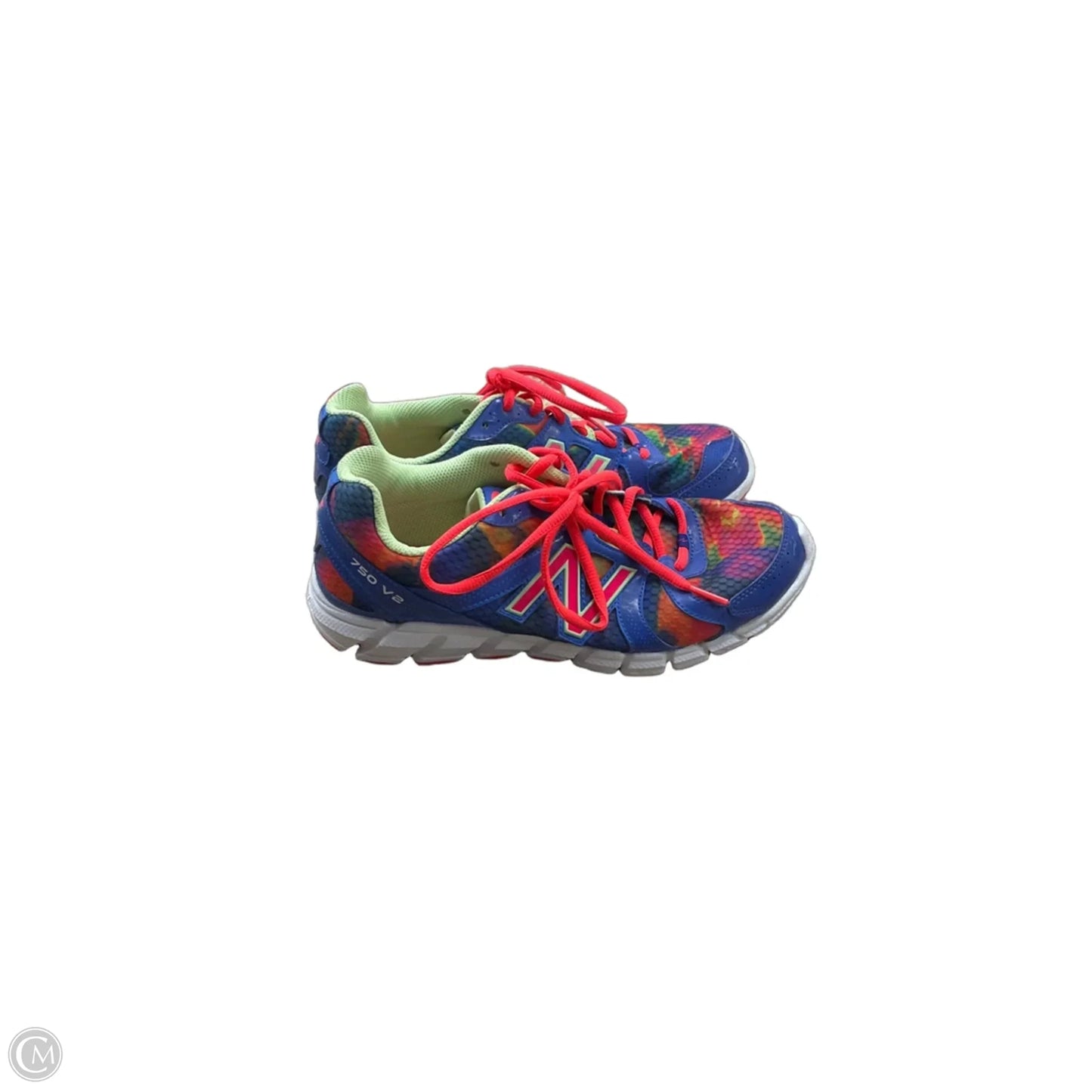 Shoes Athletic By New Balance In Rainbow Print, Size: 8.5