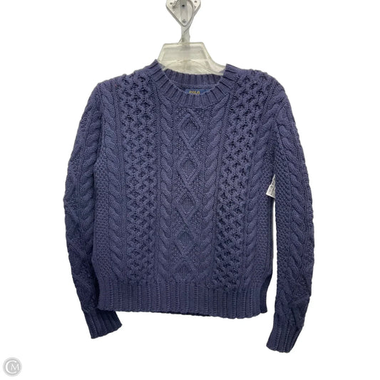 Sweater By Ralph Lauren In Navy, Size: Xs