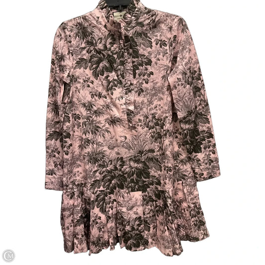 Dress Designer By Tuckernuck In Brown & Pink, Size: Xs