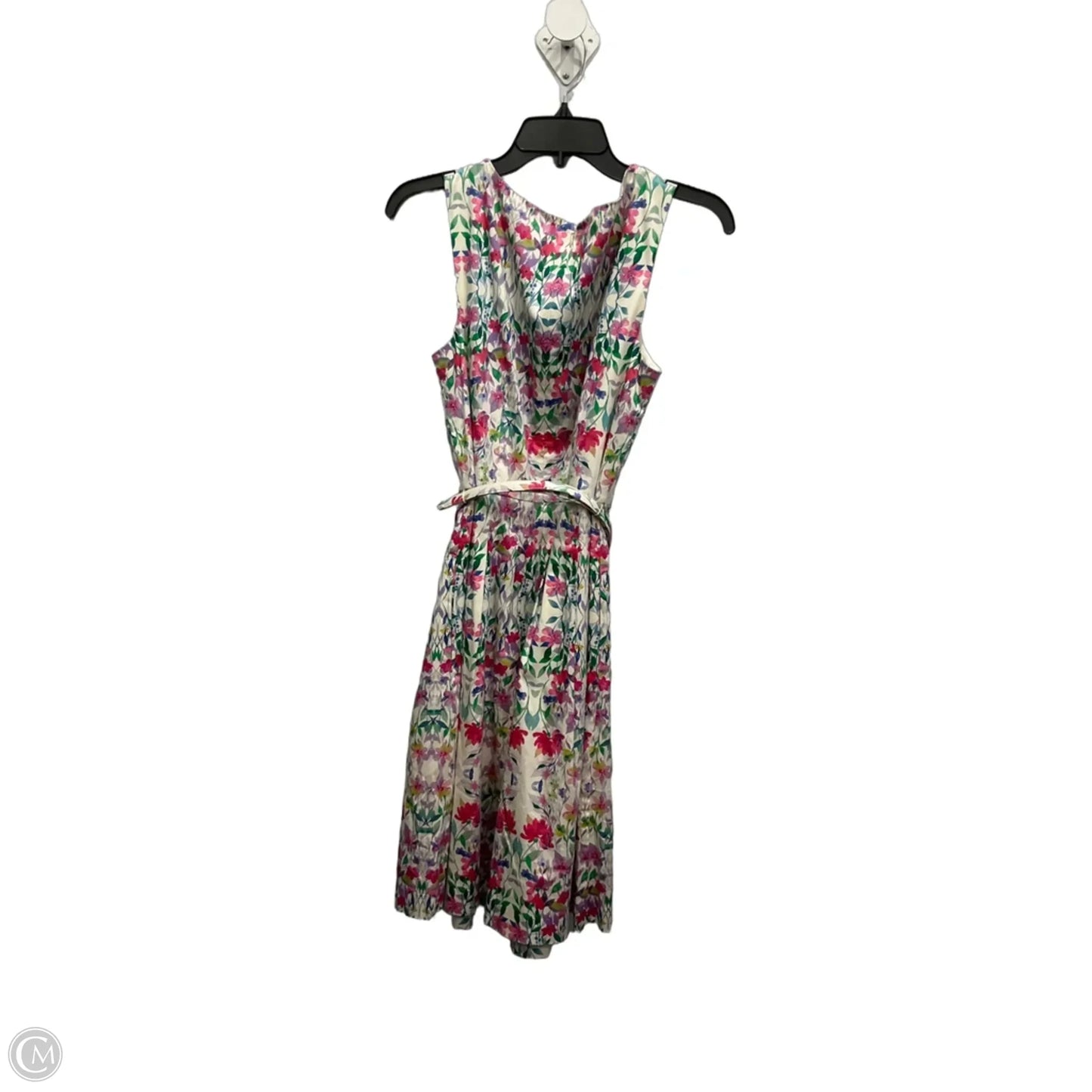 Dress Casual Midi By Talbots In Floral Print, Size: Lp