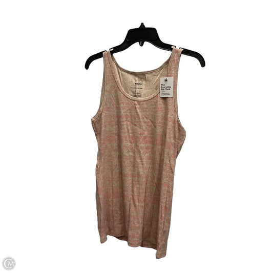 Top Sleeveless By Sonoma In Multi-colored, Size: L