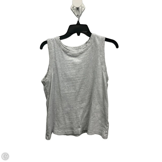 Top Sleeveless Basic By Loft In Grey, Size: M