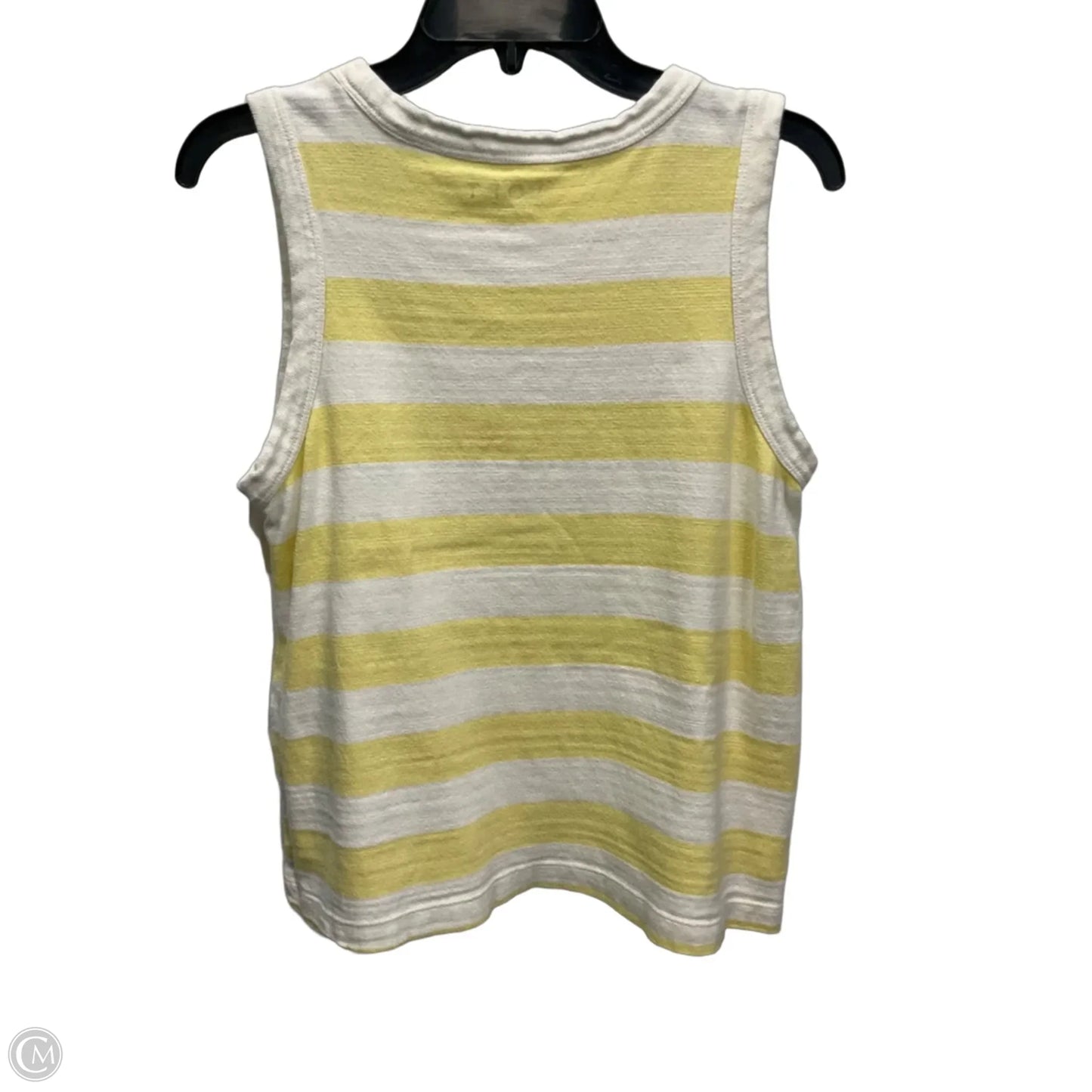 Top Sleeveless By Loft In Striped Pattern, Size: M