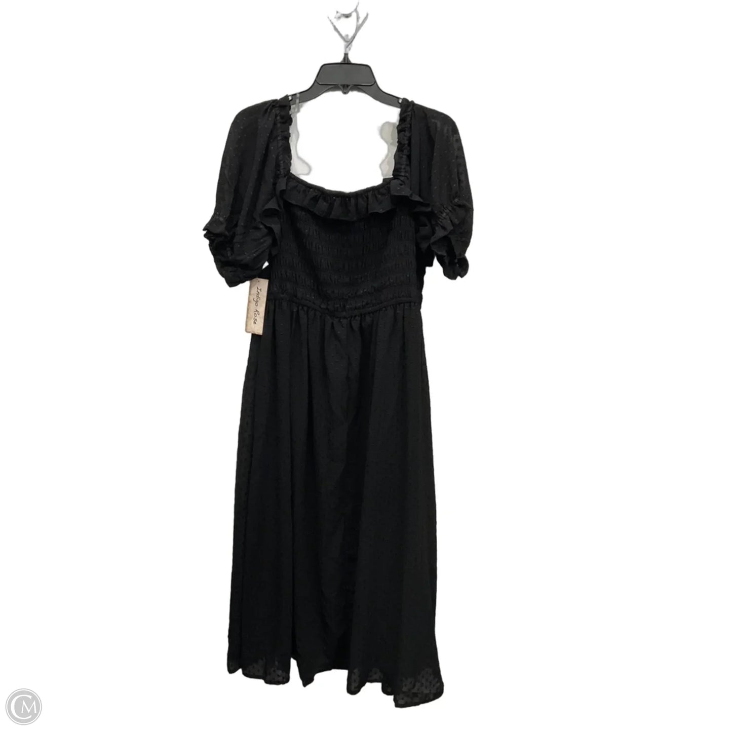 Dress Casual Maxi By Indigo Rose In Black, Size: 2x