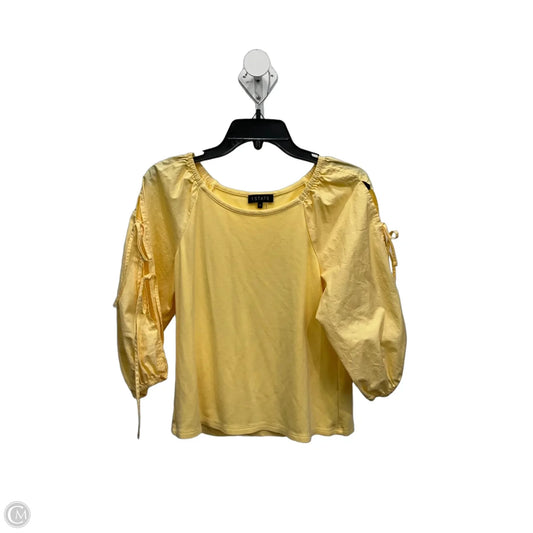 Top Long Sleeve Basic By 1.state In Yellow, Size: S