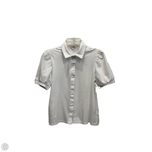 Top Short Sleeve Basic By Nanette Lepore In White, Size: S