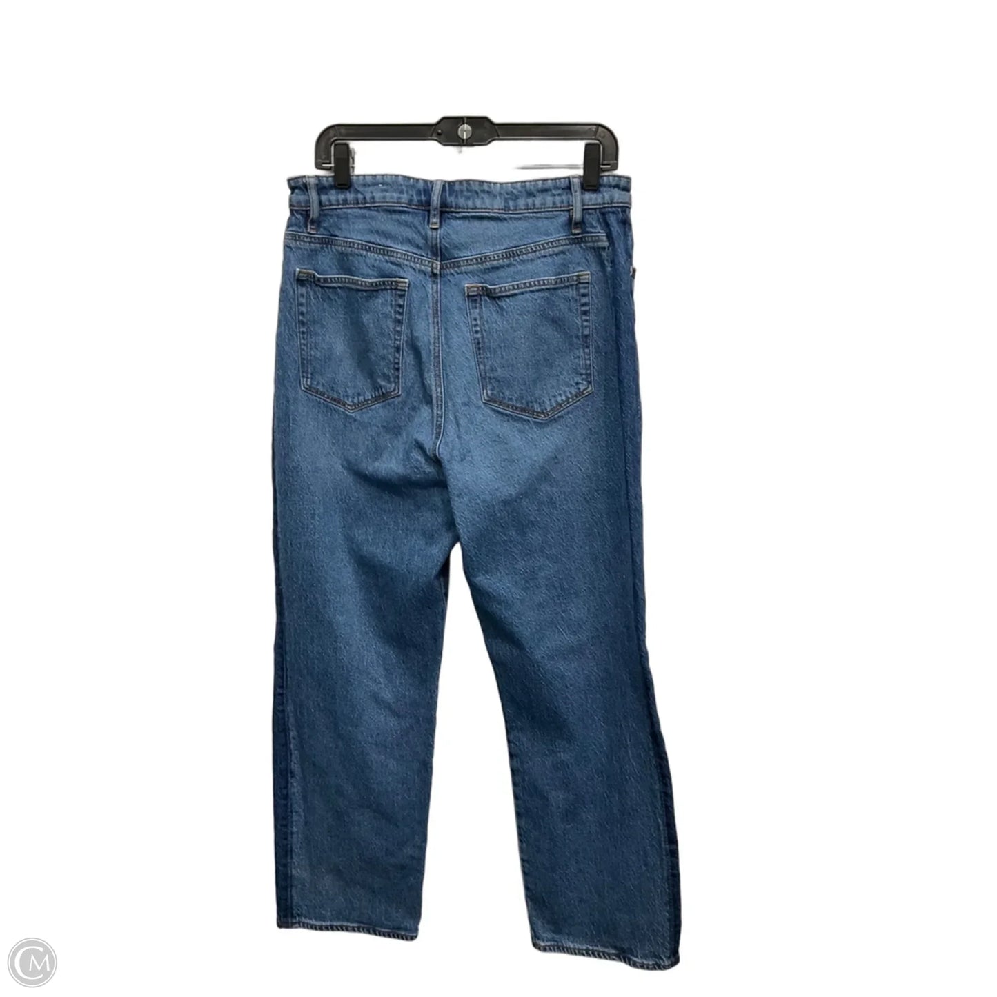 Jeans Straight By Loft In Blue Denim, Size: 12
