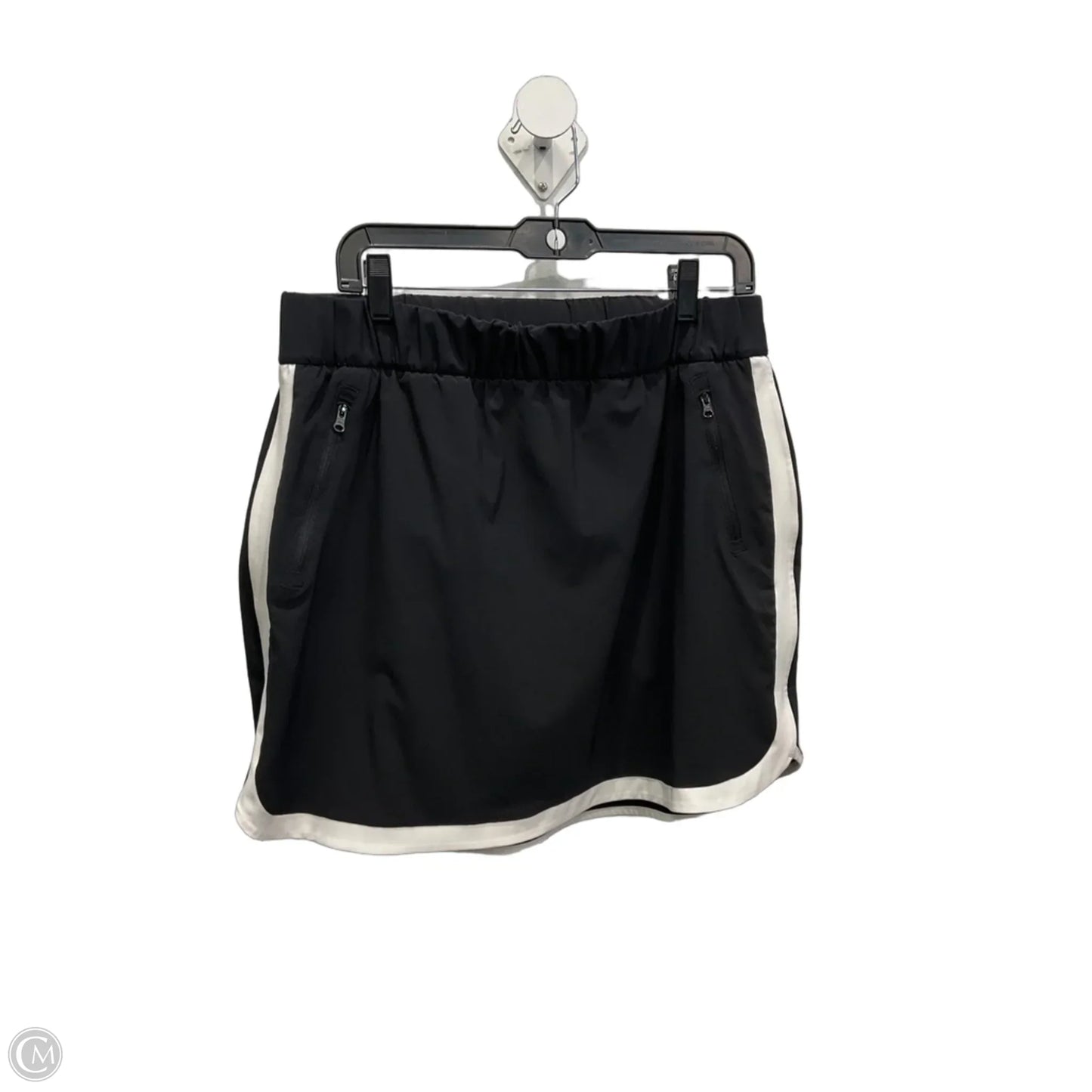 Skort By Talbots In Black & White, Size: L