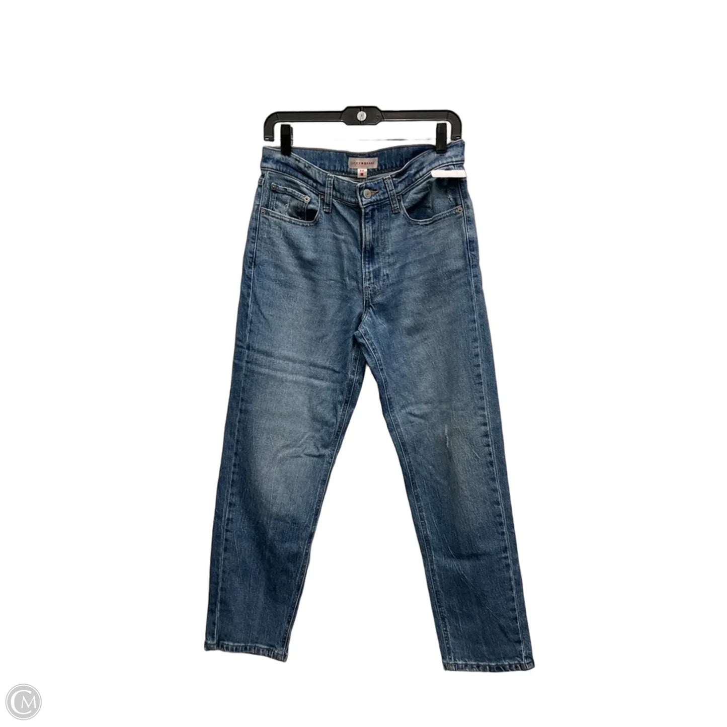 Jeans Straight By Lucky Brand In Blue Denim, Size: 6