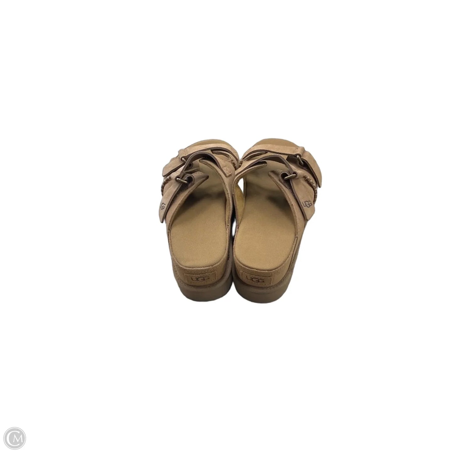 Sandals Designer By Ugg In Brown, Size: 8
