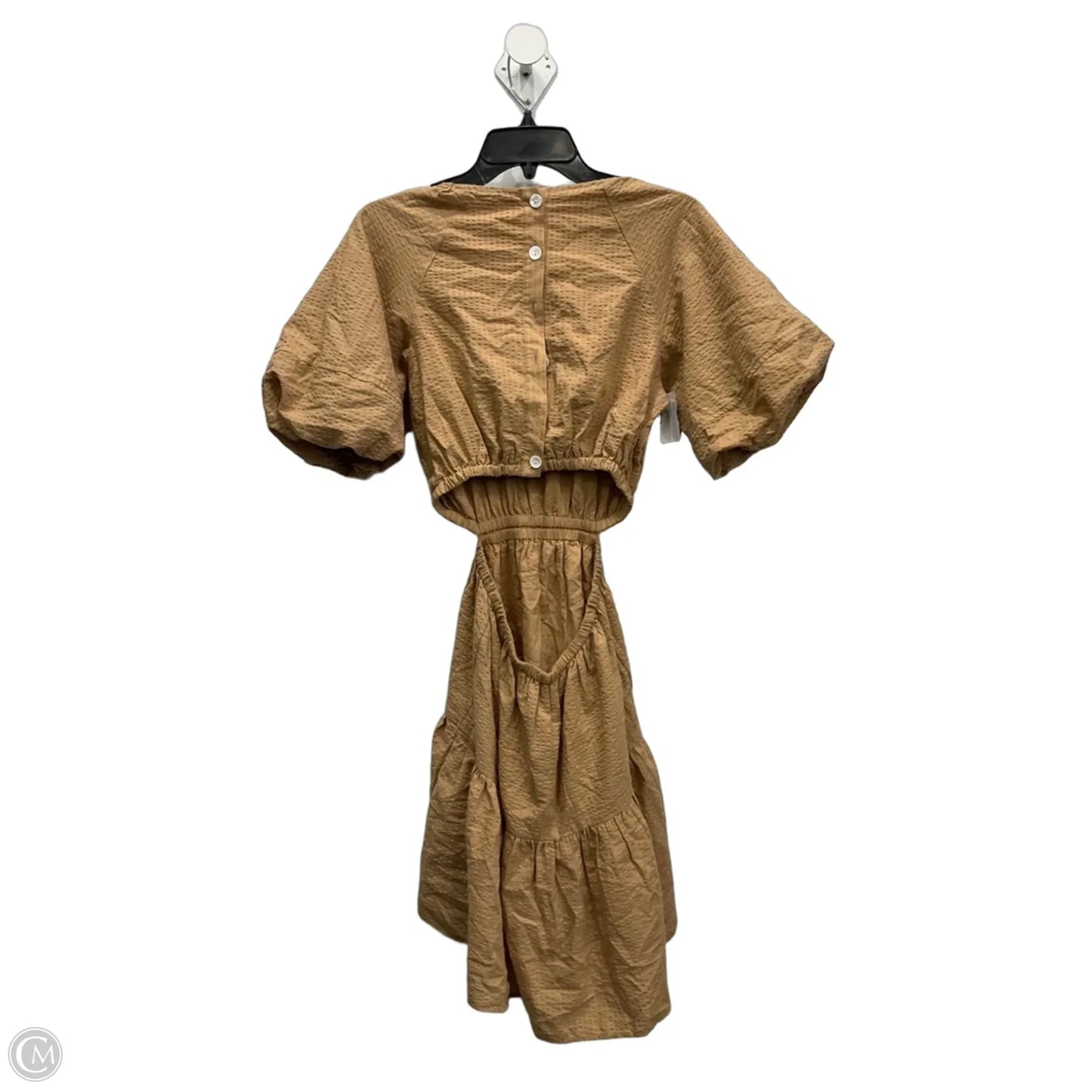 Dress Casual Short By Madewell In Tan, Size: Xxs