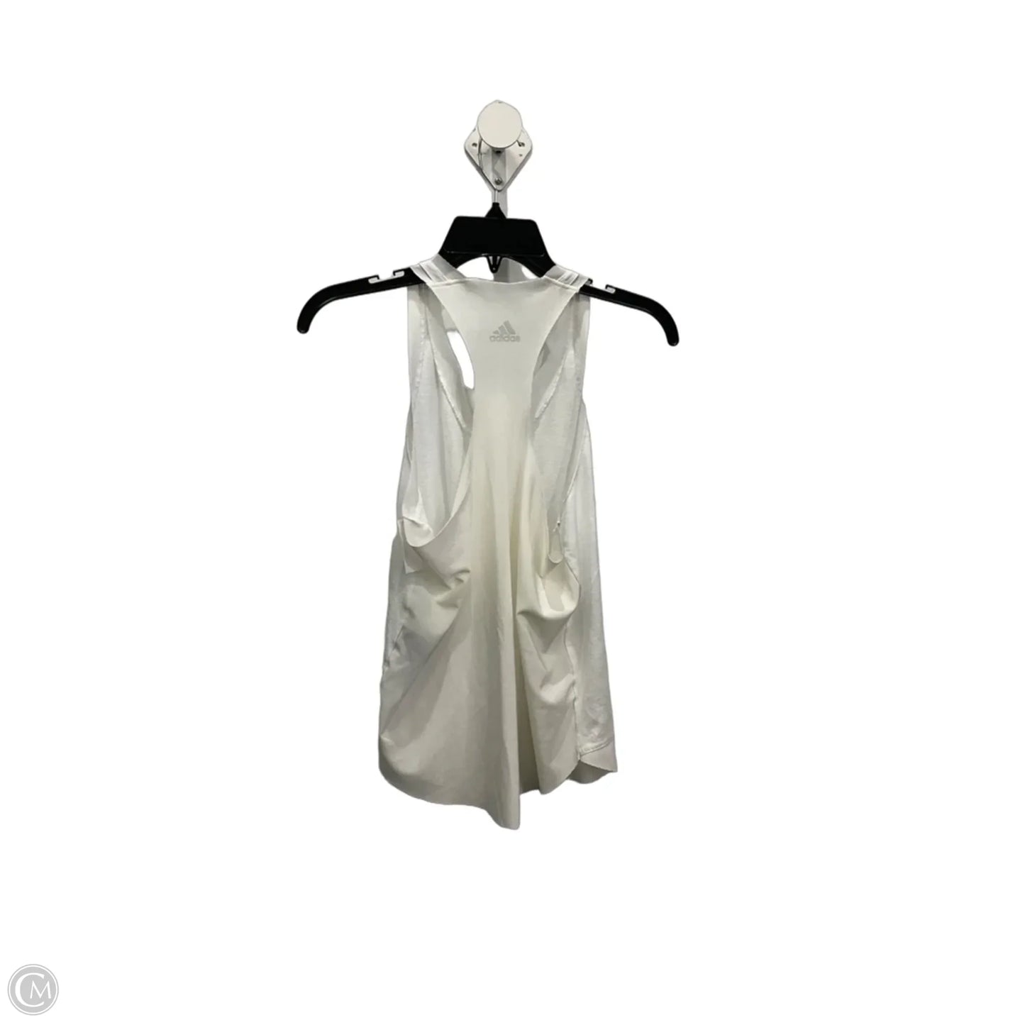 Athletic Tank Top By Adidas In Ivory, Size: S